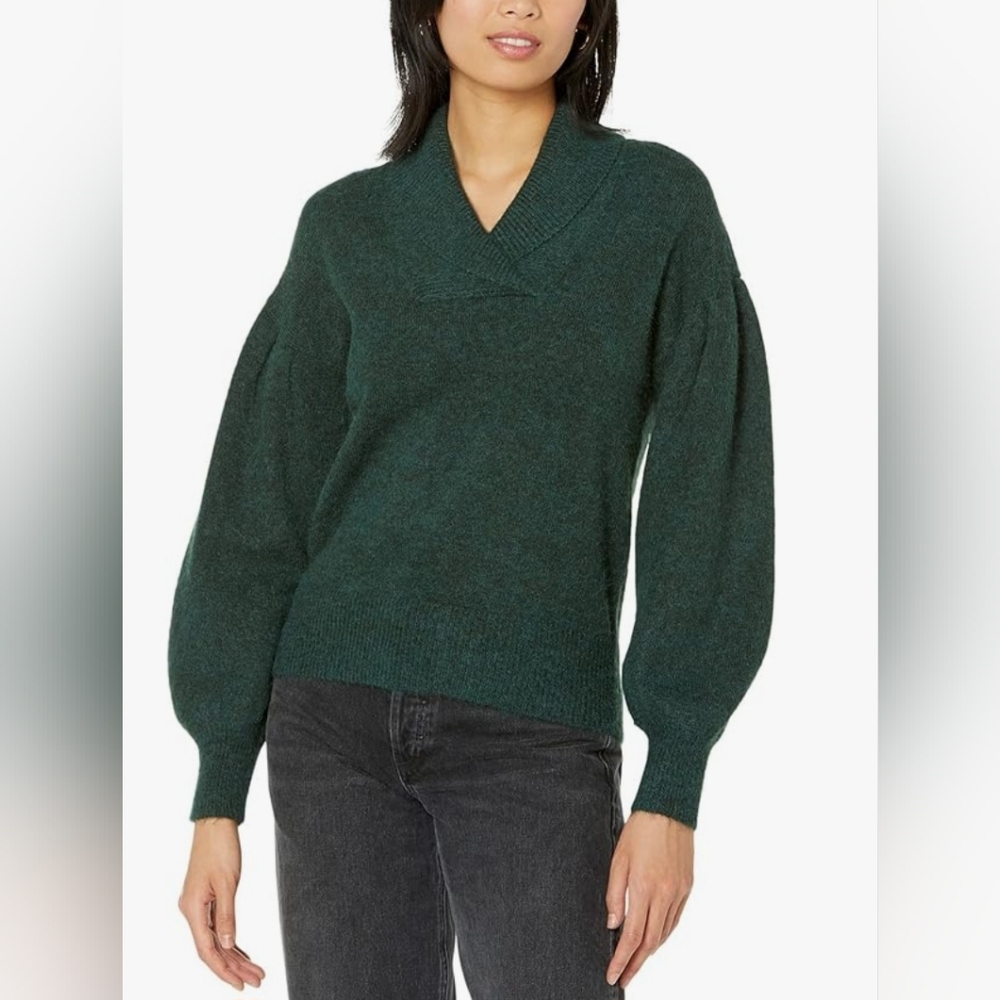 New Madewell Vinson Shawl-Collar Pullover Sweater Small
